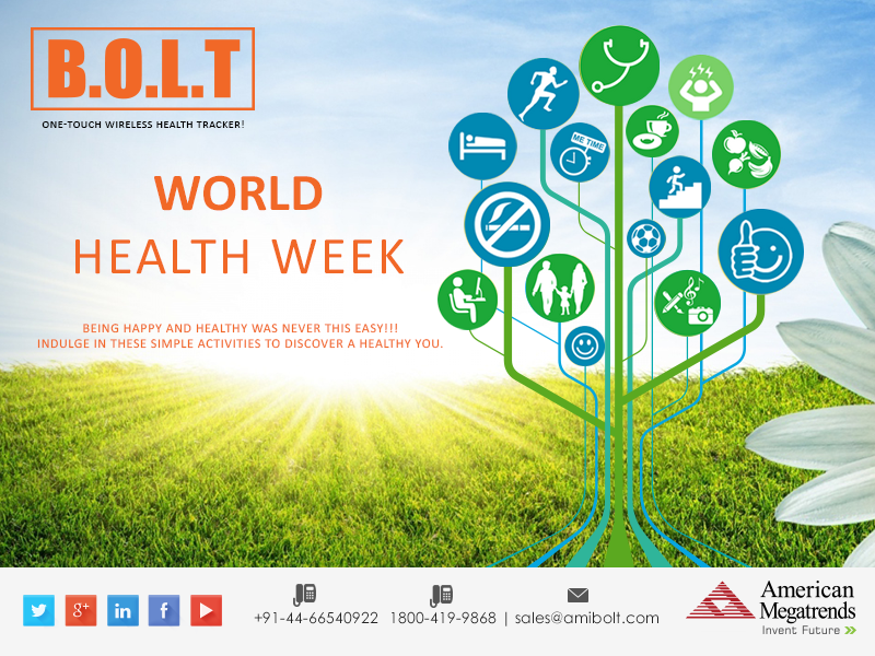 B.O.L.T Wishes You Happy World Health Week 